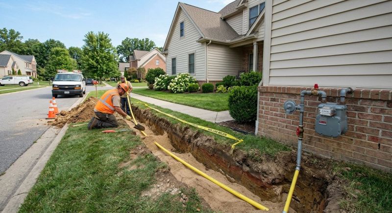 Underground Gas Line Service in West Palm Beach, FL