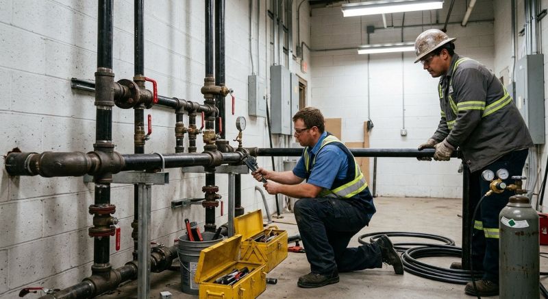 Commercial Gas Piping in San Antonio, TX