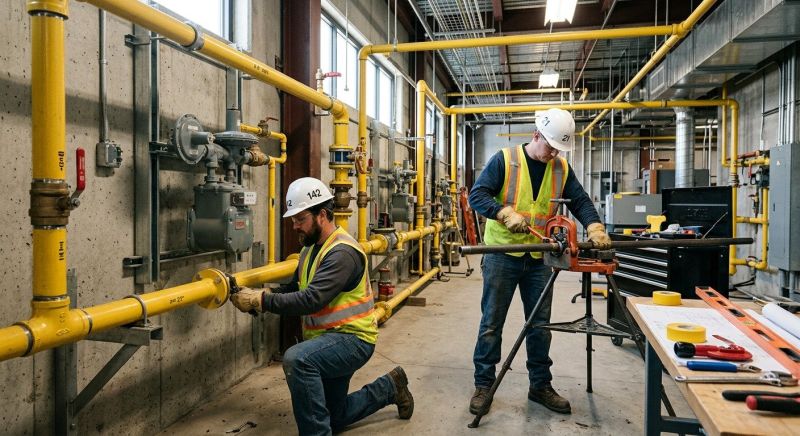 Commercial Gas Piping in Austin, TX
