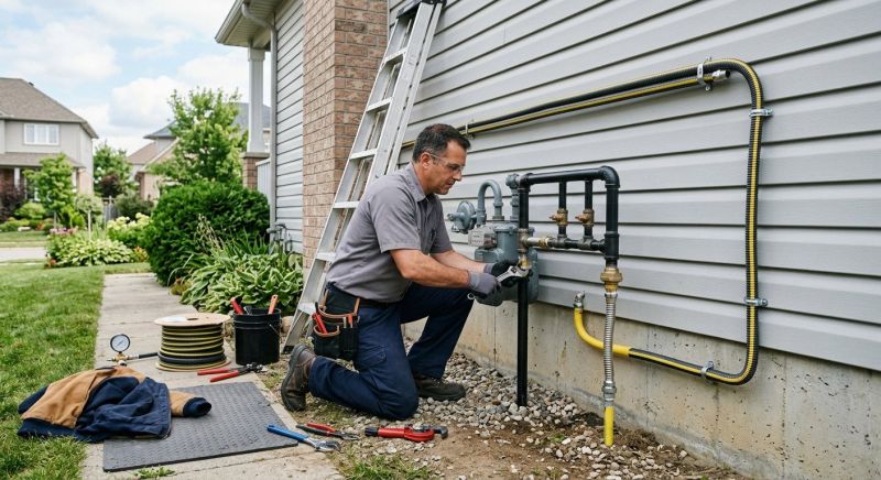 Gas Line Installation in Fredericksburg, VA