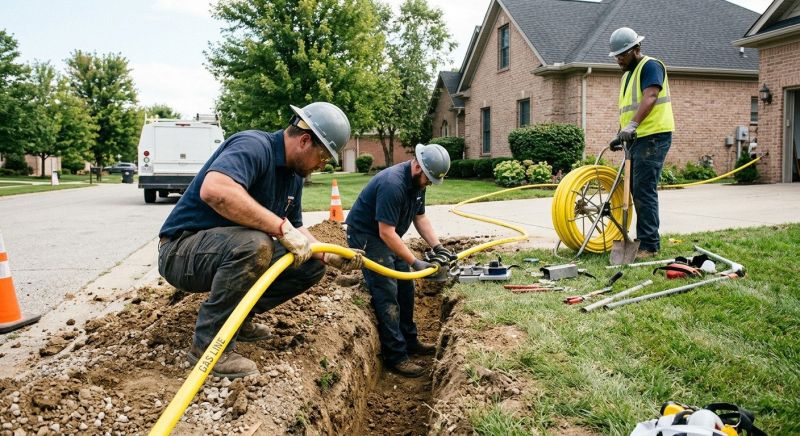 Gas Line Moving Service in Columbus, OH