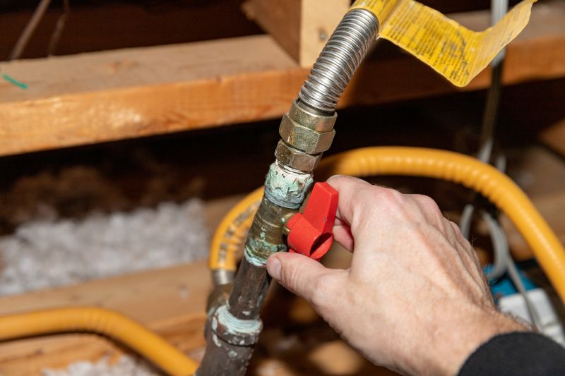 Gas Line Valve Installation