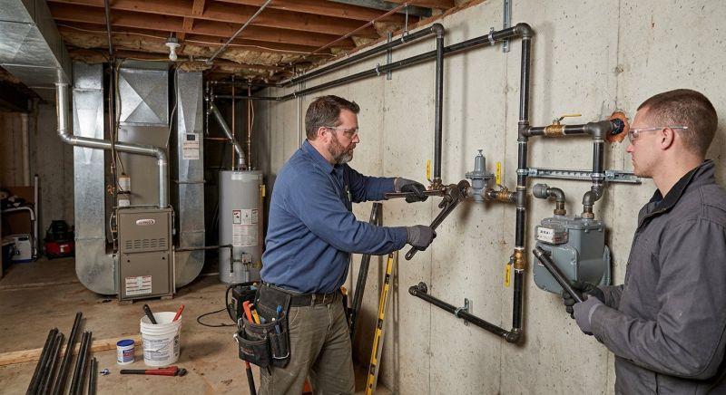 Gas Plumbing Installation in Fredericksburg, VA